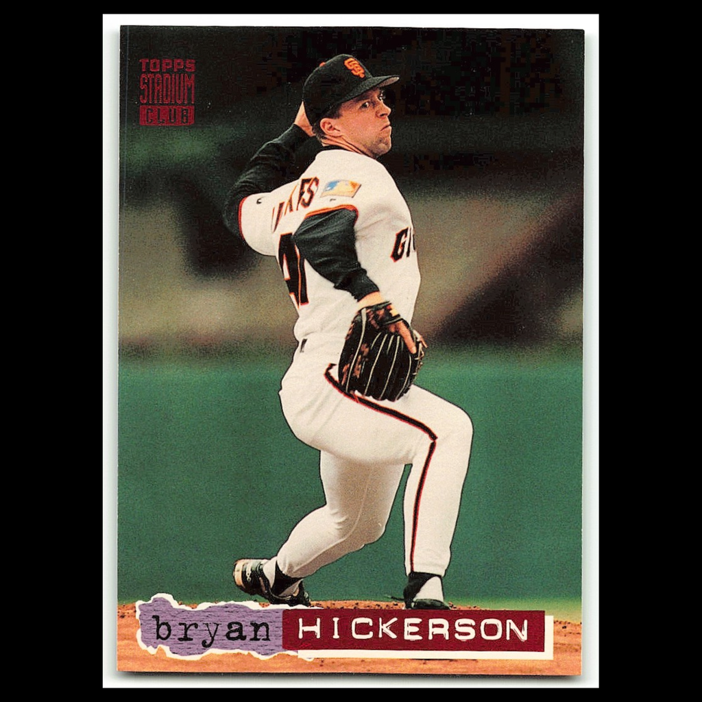 Bryan Hickerson #711 1994 Topps Stadium Club San Francisco Giants Baseball Card