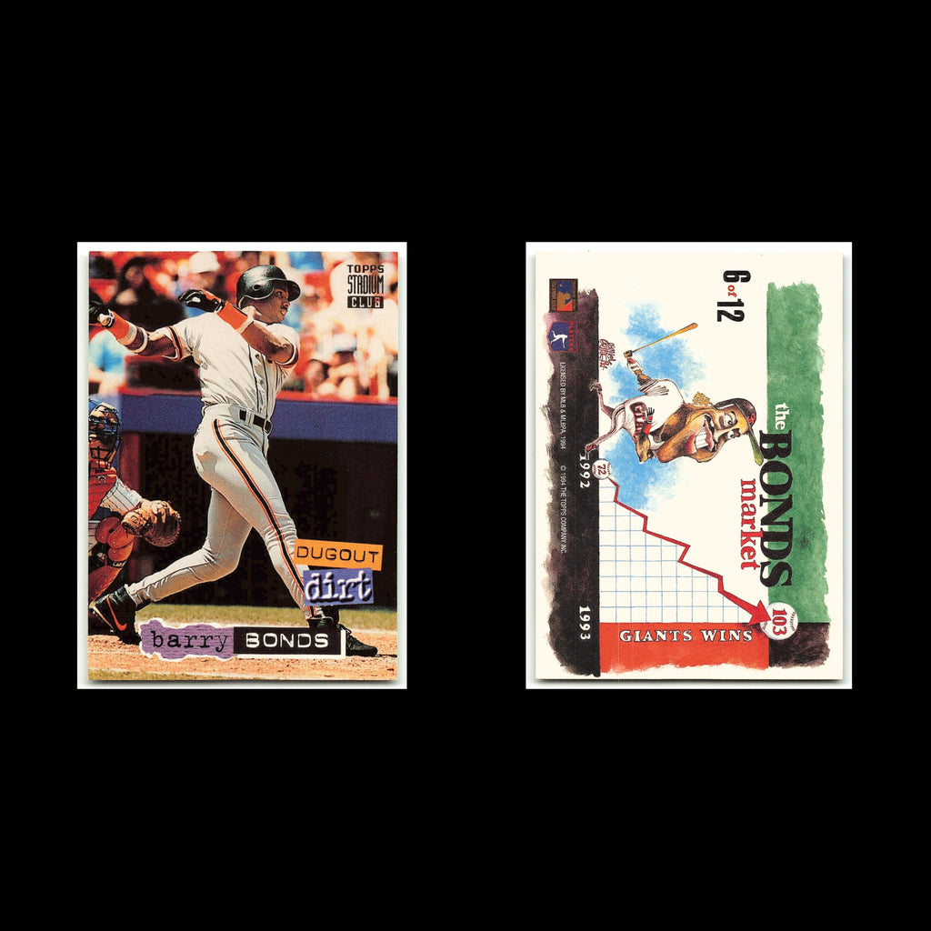 Barry Bonds #6 1994 Topps Stadium Club San Francisco Giants Baseball Card MLB NM