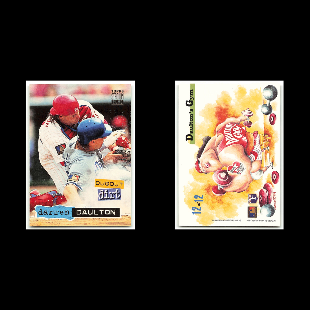 Darren Daulton #12 1994 Topps Stadium Club Philadelphia Phillies Baseball Card