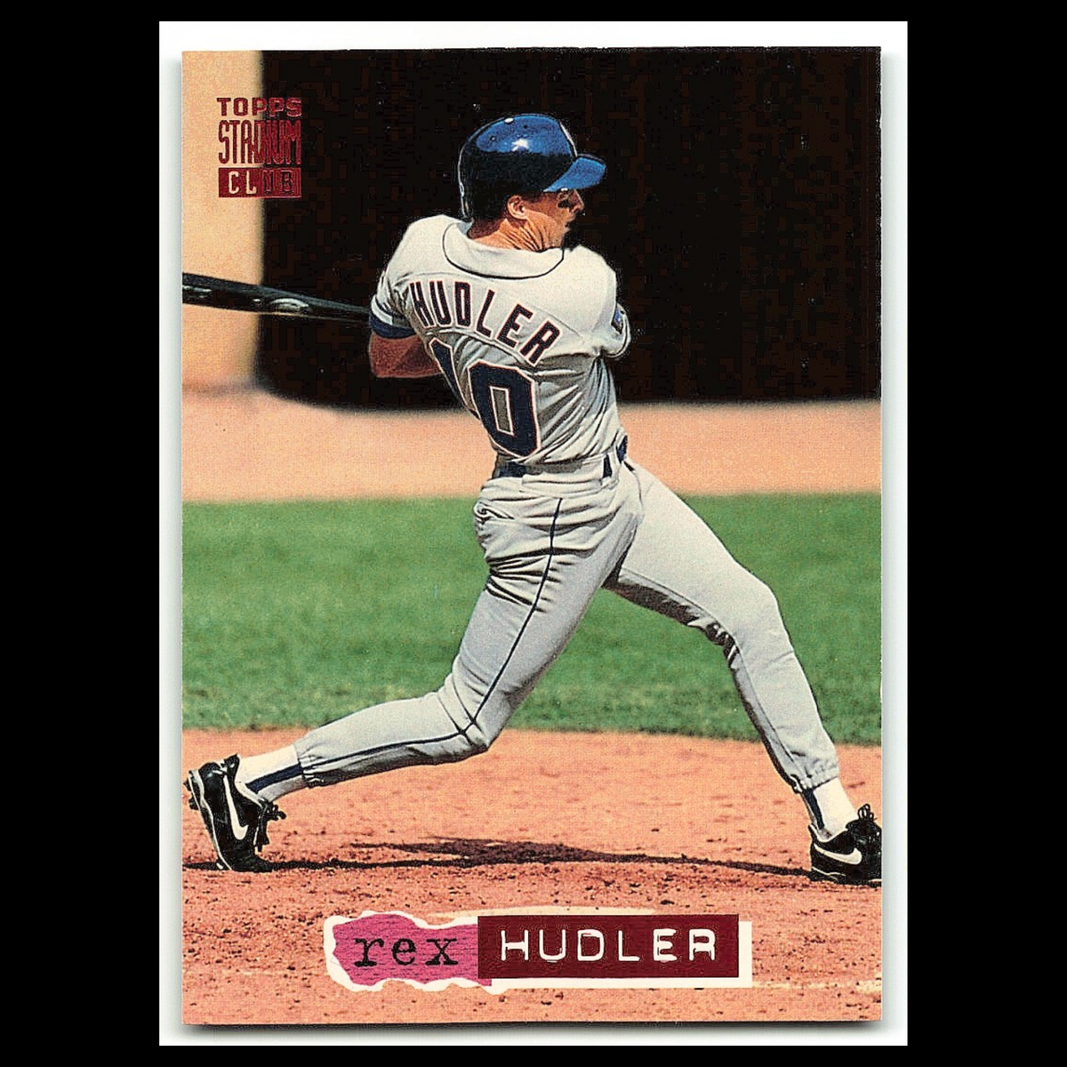 Rex Hudler #685 1994 Topps Stadium Club California Angels Baseball Card MLB NM