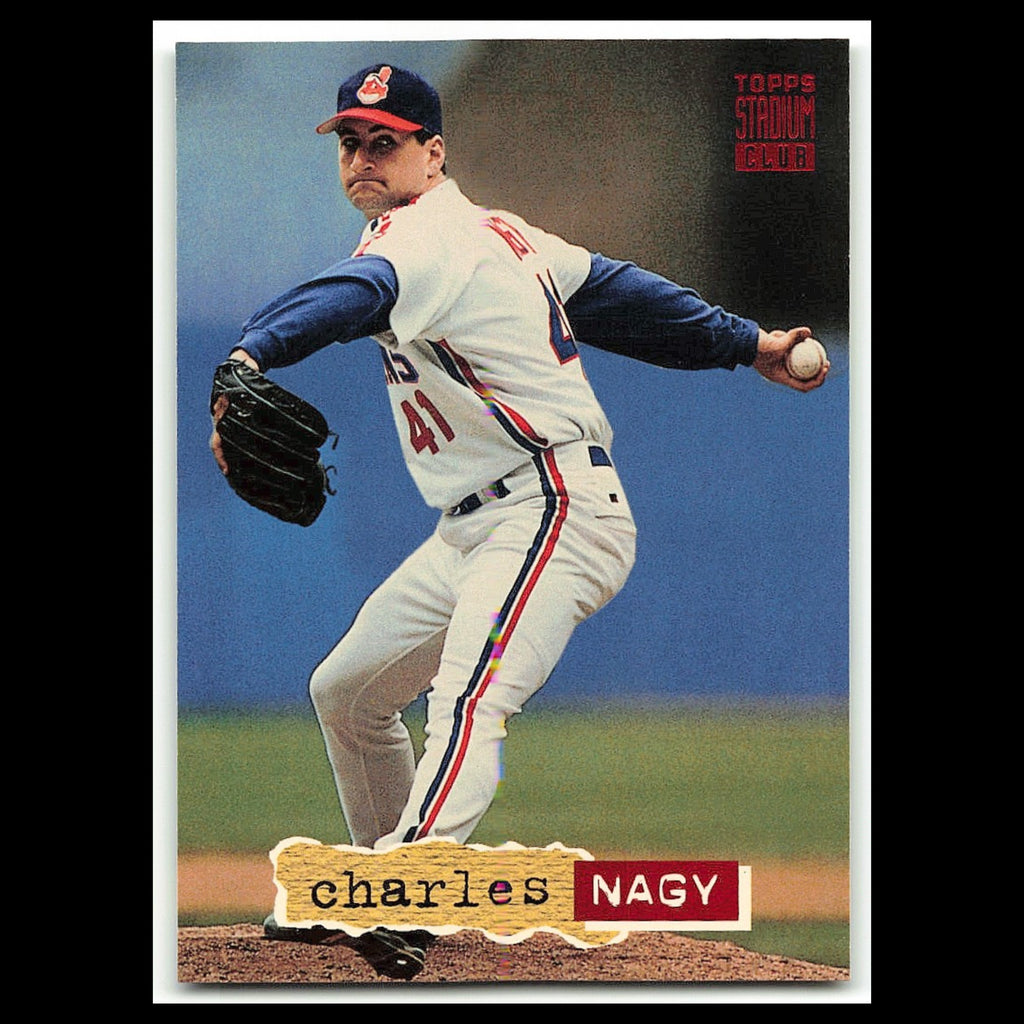 Charles Nagy #478 1994 Topps Stadium Club Cleveland Indians Baseball Card MLB NM