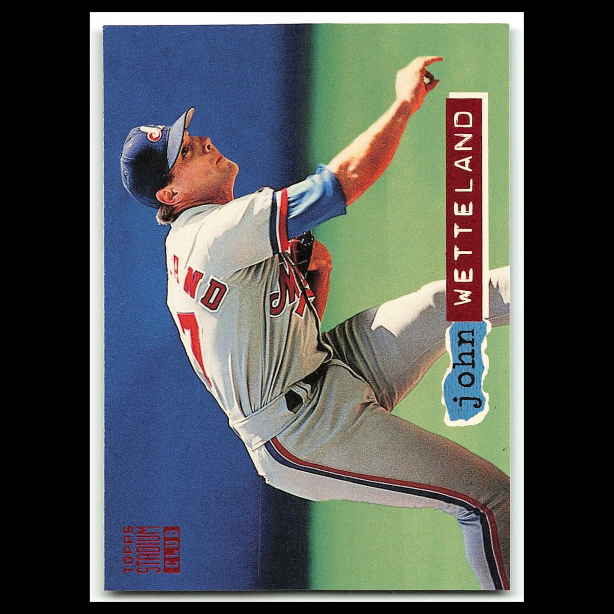 John Wetteland #446 1994 Topps Stadium Club Montreal Expos Baseball Card MLB NM