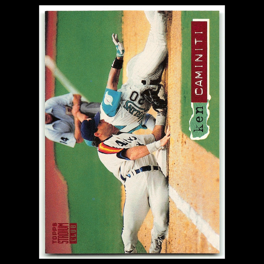 Ken Caminiti #322 1994 Topps Stadium Club Houston Astros Baseball Card MLB NM