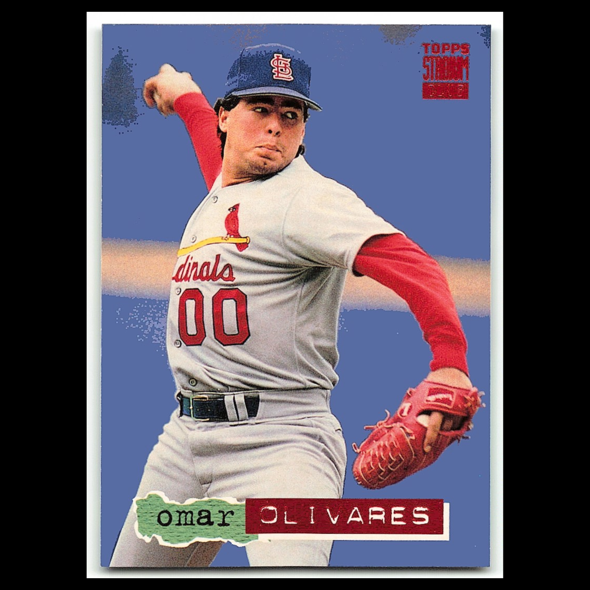 Omar Olivares #425 1994 Topps Stadium Club St. Louis Cardinals Baseball Card MLB