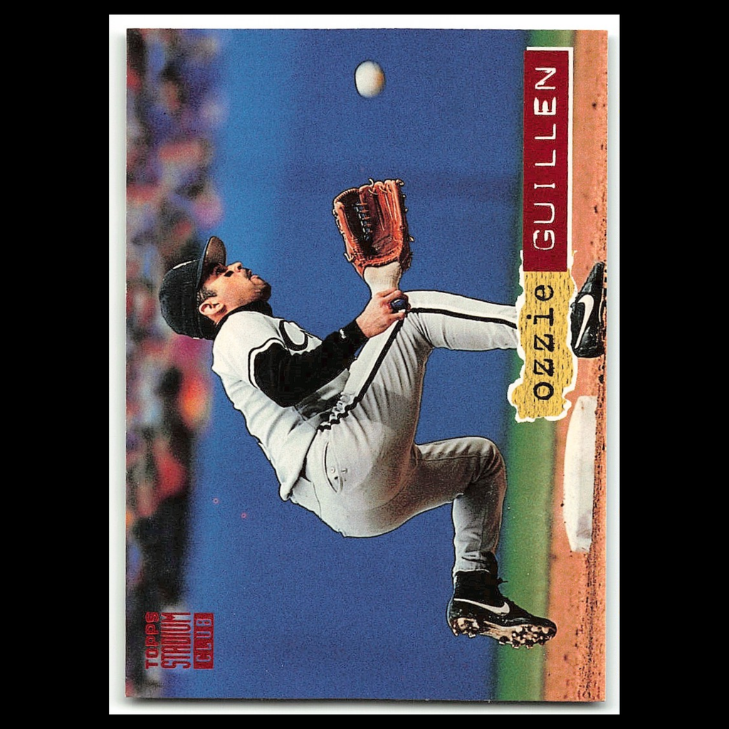 Ozzie Guillen #389 1994 Topps Stadium Club Chicago White Sox Baseball Card MLB
