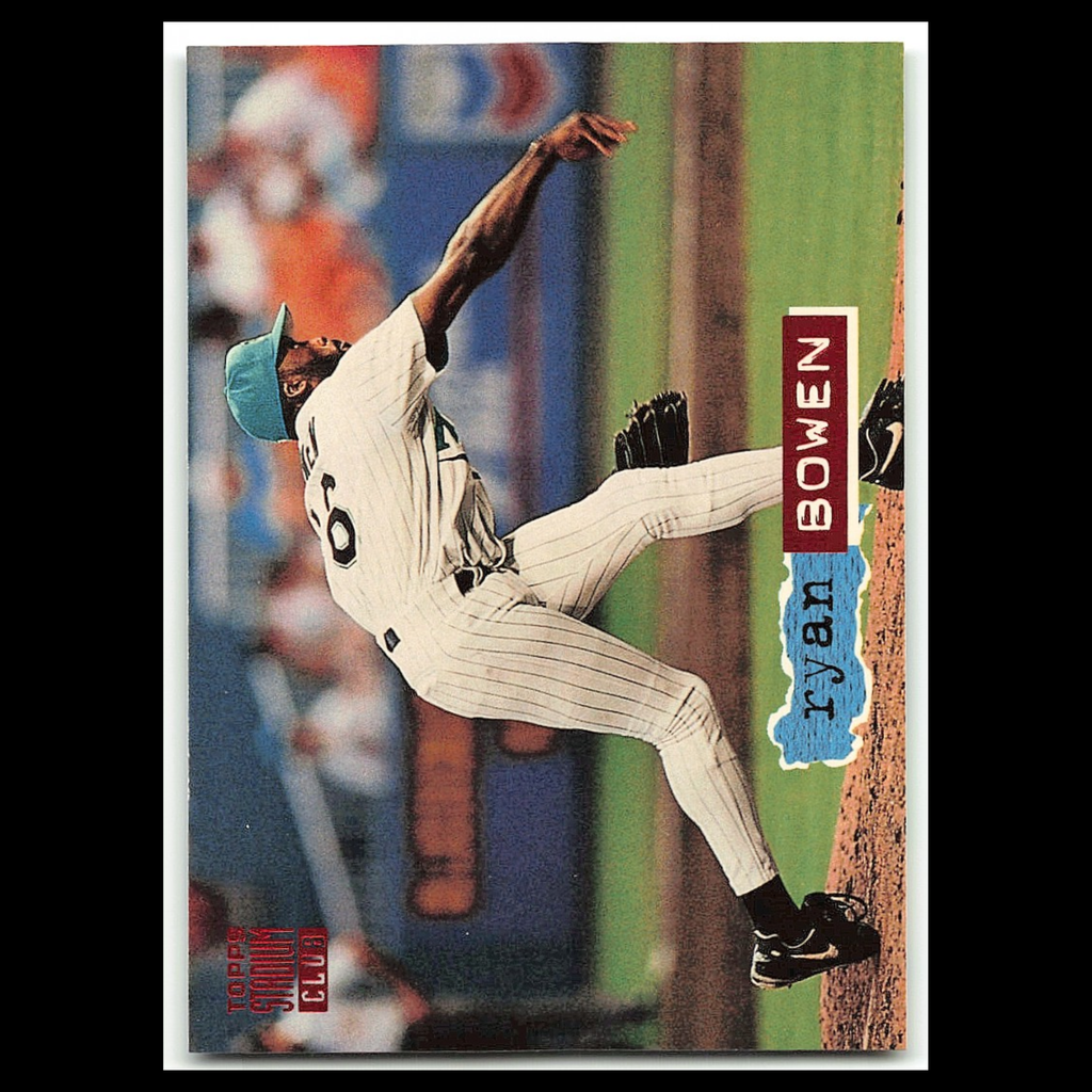 Ryan Bowen #345 1994 Topps Stadium Club Florida Marlins Baseball Card MLB NM