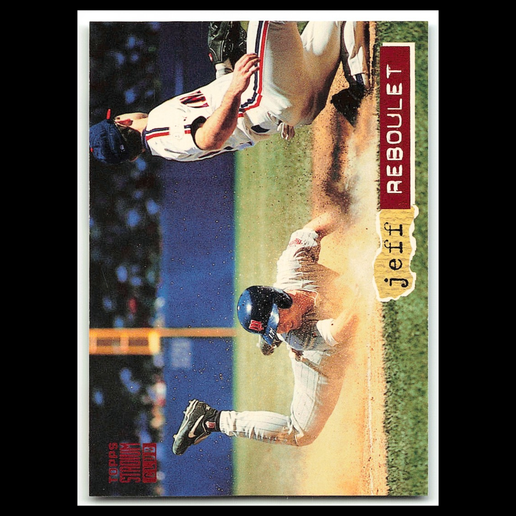 Jeff Reboulet #183 1994 Topps Stadium Club Minnesota Twins Baseball Card MLB NM