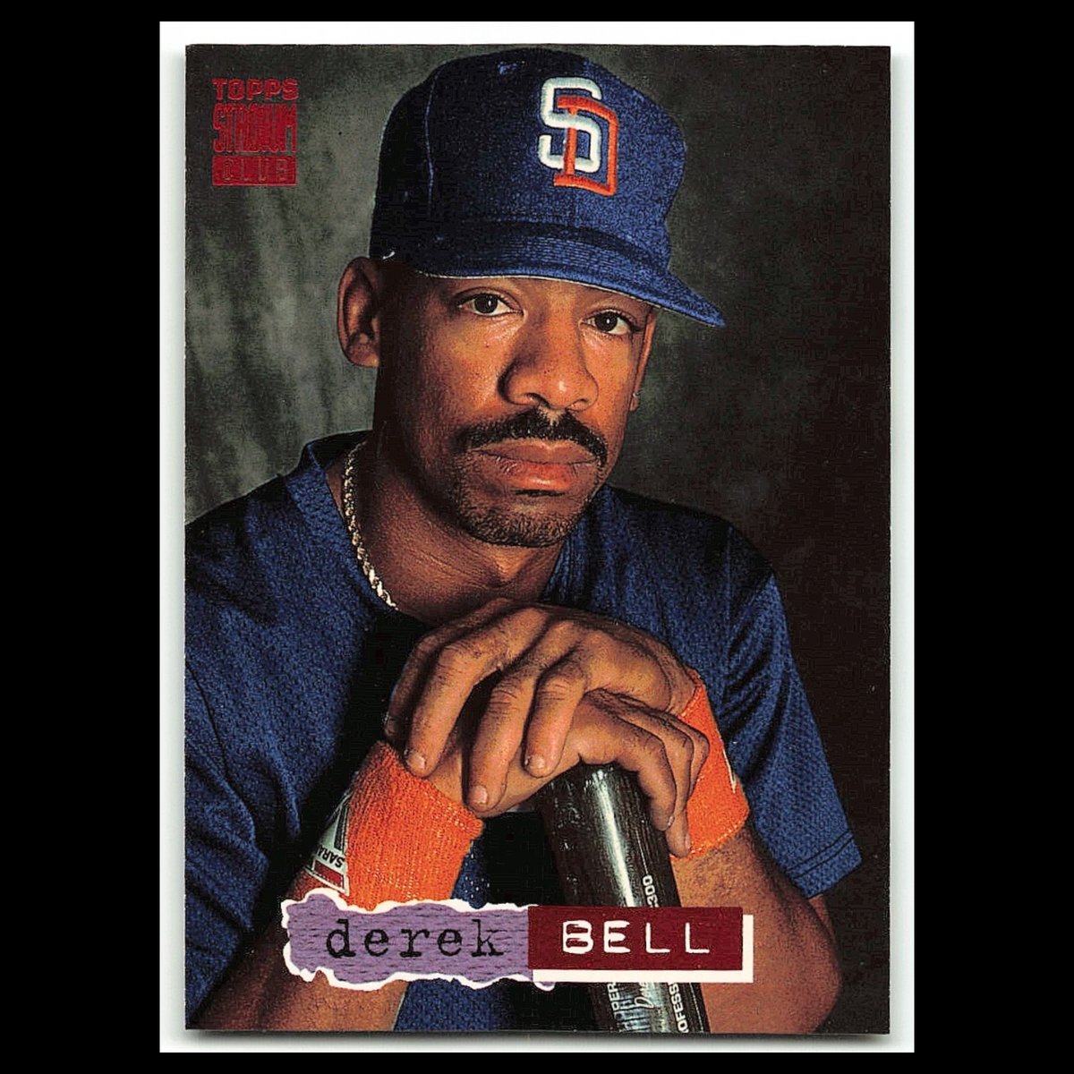 Derek Bell #286 1994 Topps Stadium Club San Diego Padres Baseball Card MLB NM