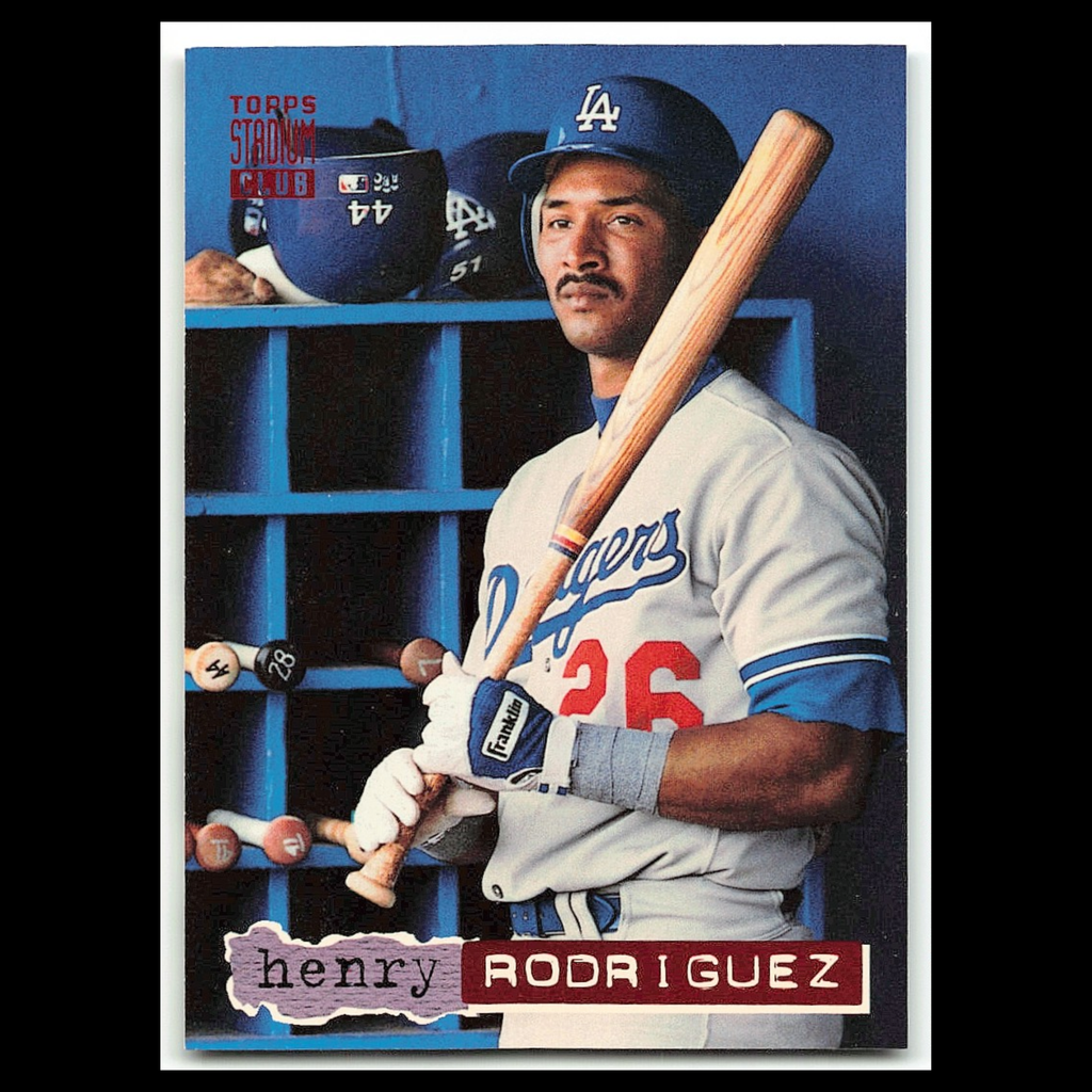 Henry Rodriguez #176 1994 Topps Stadium Club Los Angeles Dodgers Baseball Card
