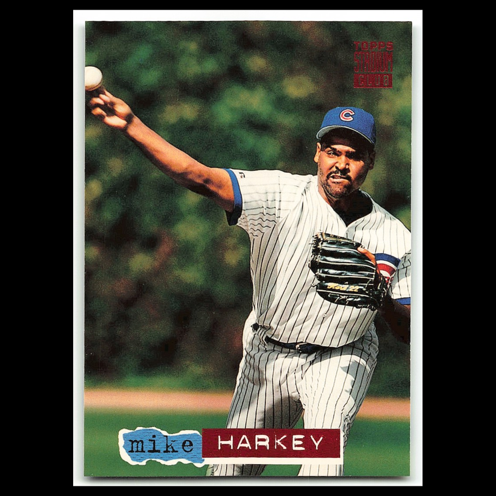 Mike Harkey #41 1994 Topps Stadium Club Chicago Cubs Baseball Card MLB NM