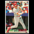 Joe Oliver #7 1994 Topps Stadium Club Cincinnati Reds Baseball Card MLB NM