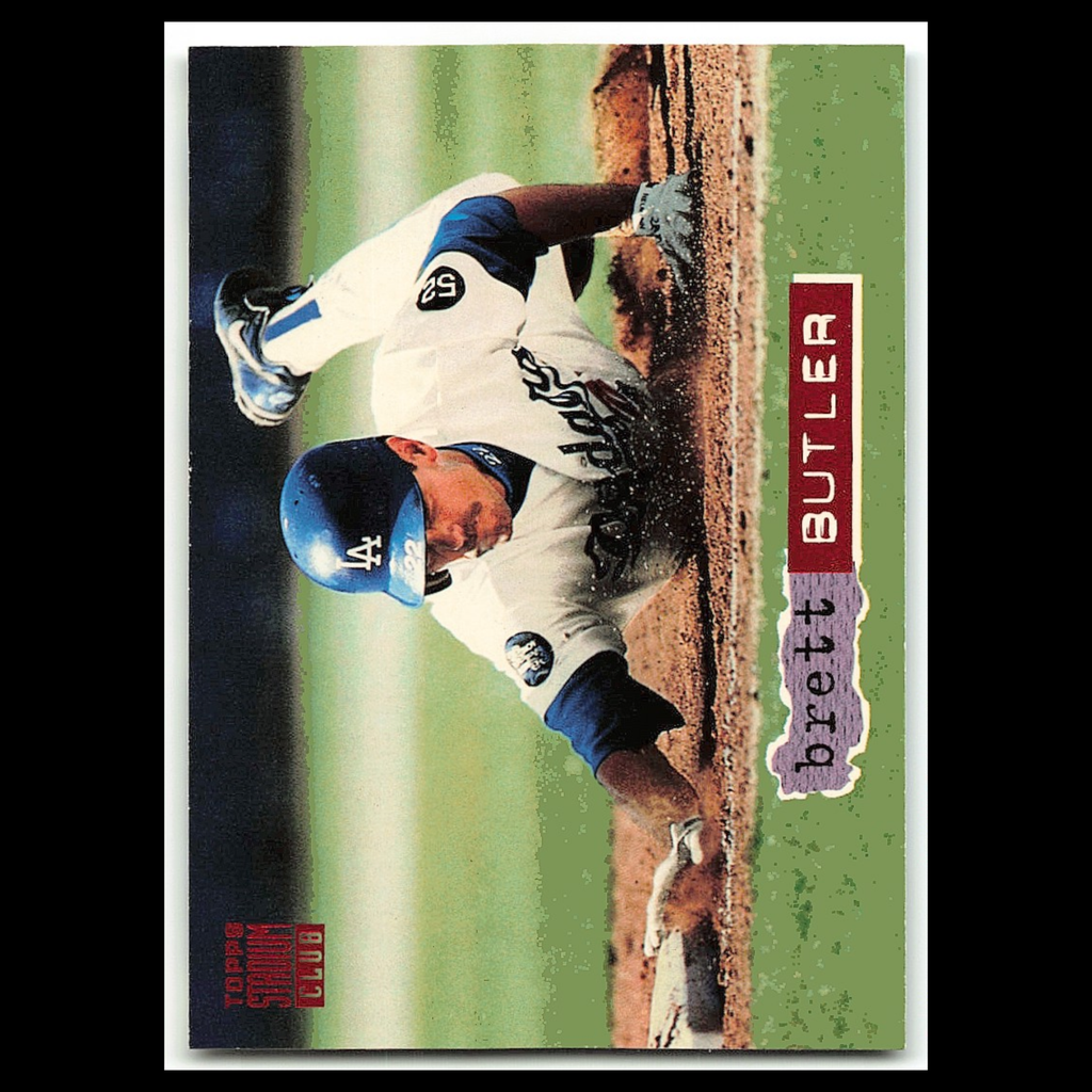 Brett Butler #121 1994 Topps Stadium Club Los Angeles Dodgers Baseball Card MLB