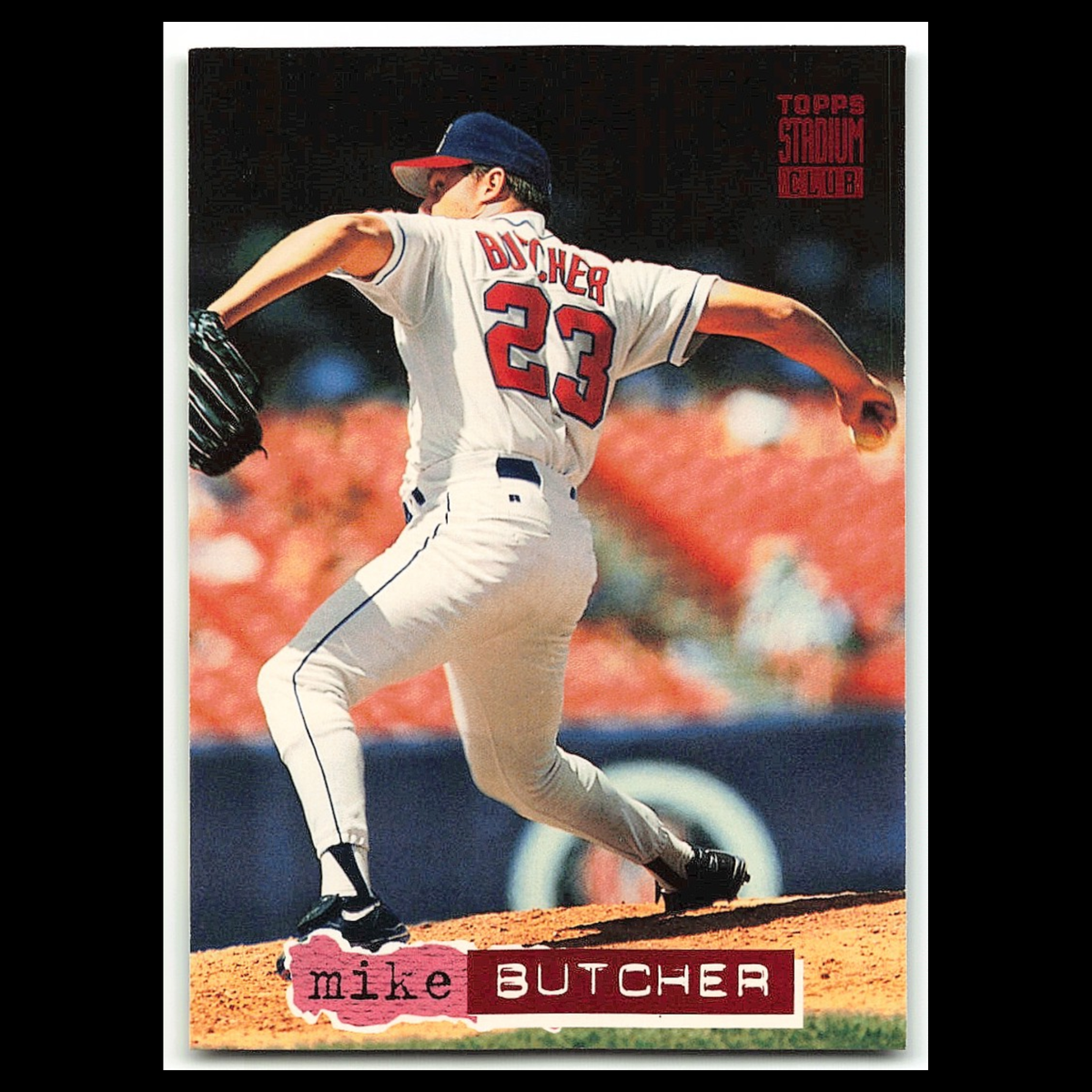 Mike Butcher #78 1994 Topps Stadium Club California Angels Baseball Card MLB NM