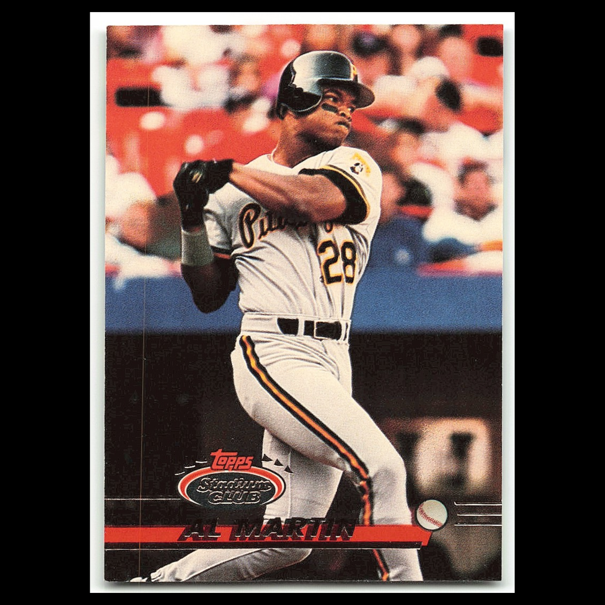 Al Martin #579 1993 Topps Stadium Club Pittsburgh Pirates Baseball Card MLB NM