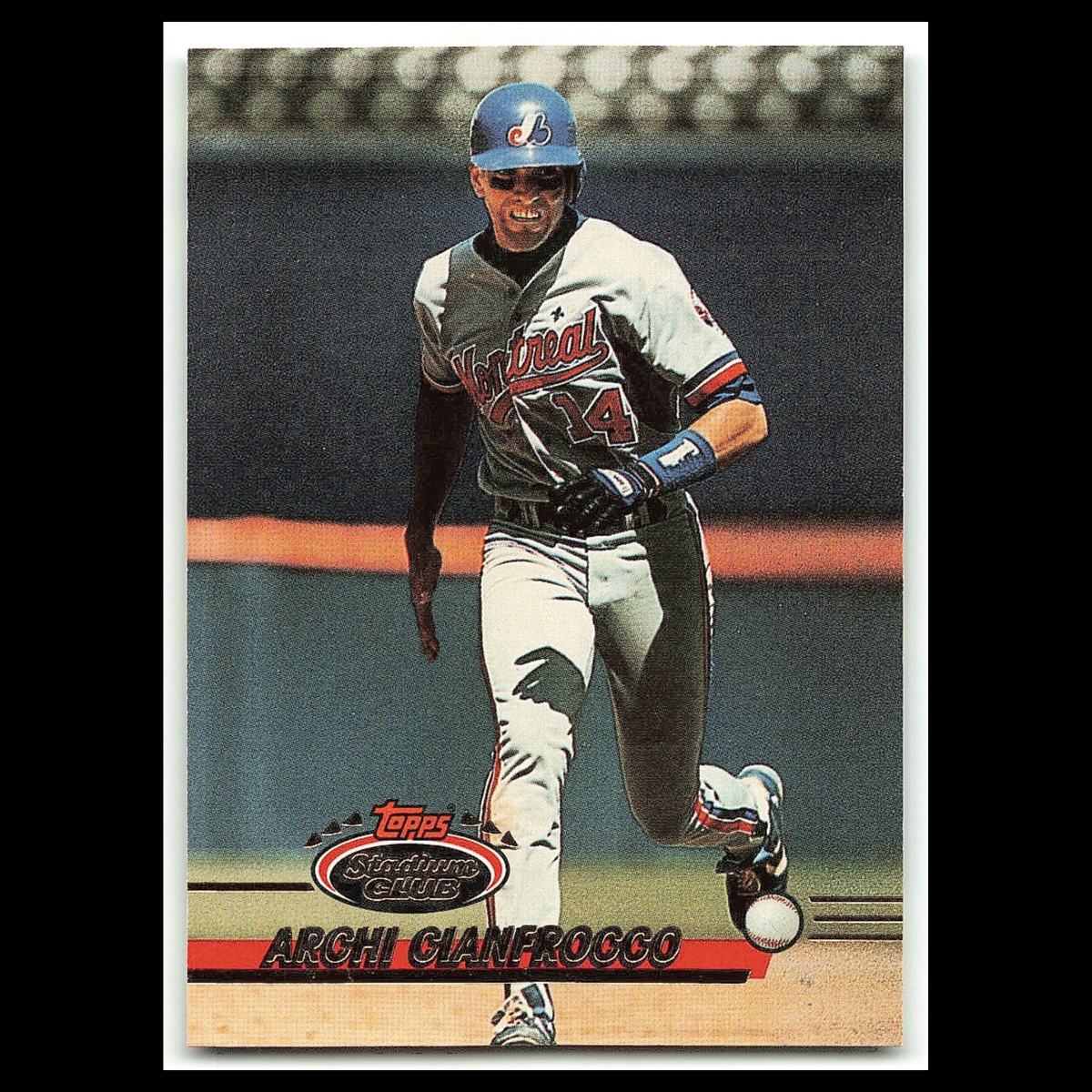Archi Cianfrocco #388 1993 Topps Stadium Club Montreal Expos Baseball Card MLB