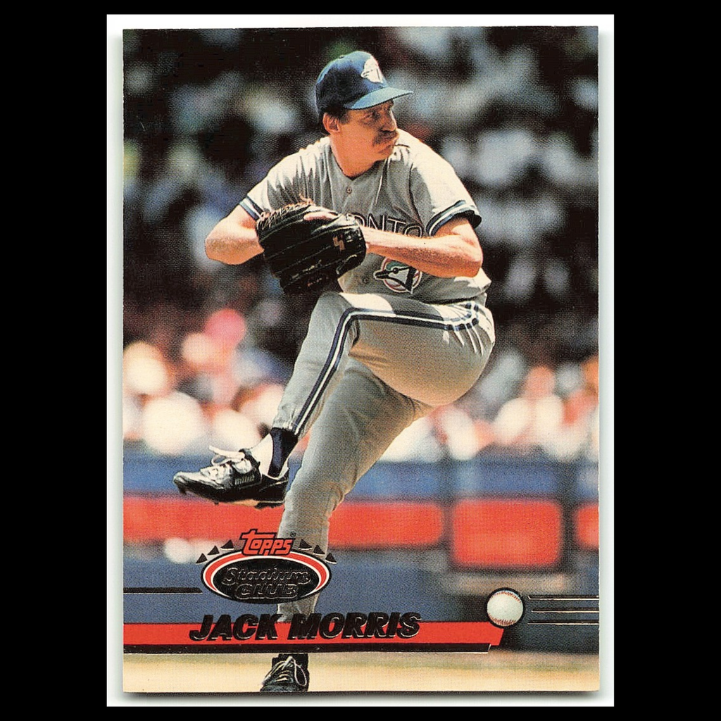 Jack Morris #356 1993 Topps Stadium Club Toronto Blue Jays Baseball Card MLB NM