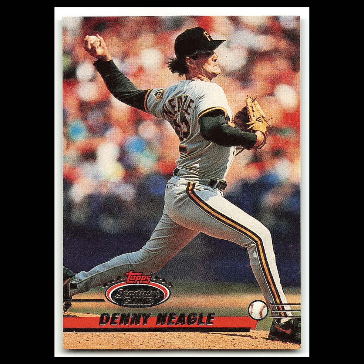 Denny Neagle #241 1993 Topps Stadium Club Pittsburgh Pirates Baseball Card MLB