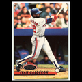Ivan Calderon #119 1993 Topps Stadium Club Montreal Expos Baseball Card MLB NM