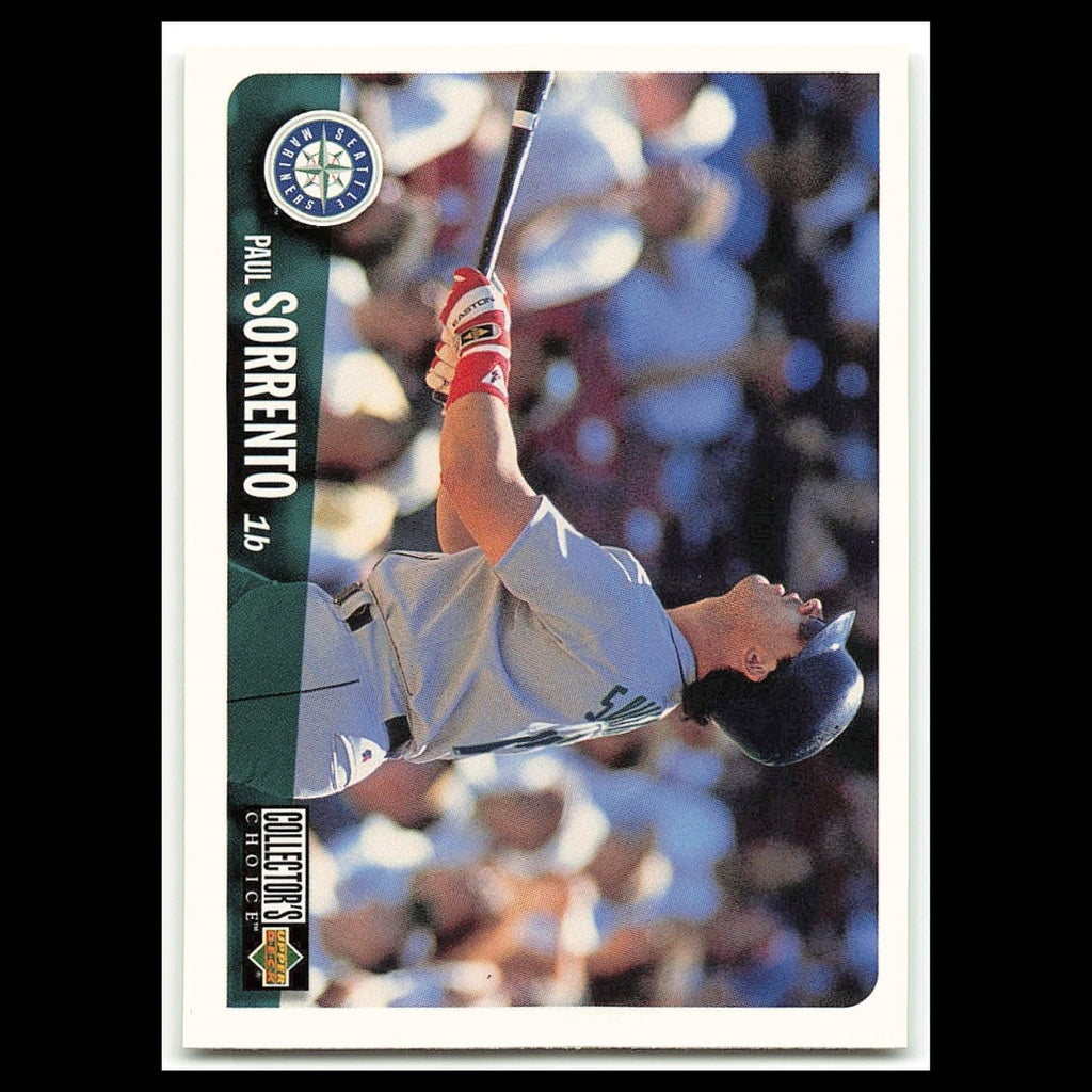Paul Sorrento #727 1996 Collectors Choice Seattle Mariners Baseball Card MLB NM