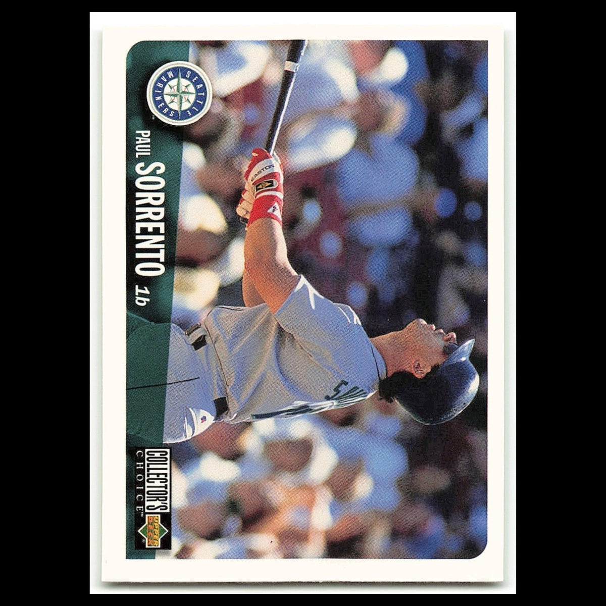 Paul Sorrento #727 1996 Collectors Choice Seattle Mariners Baseball Card MLB NM