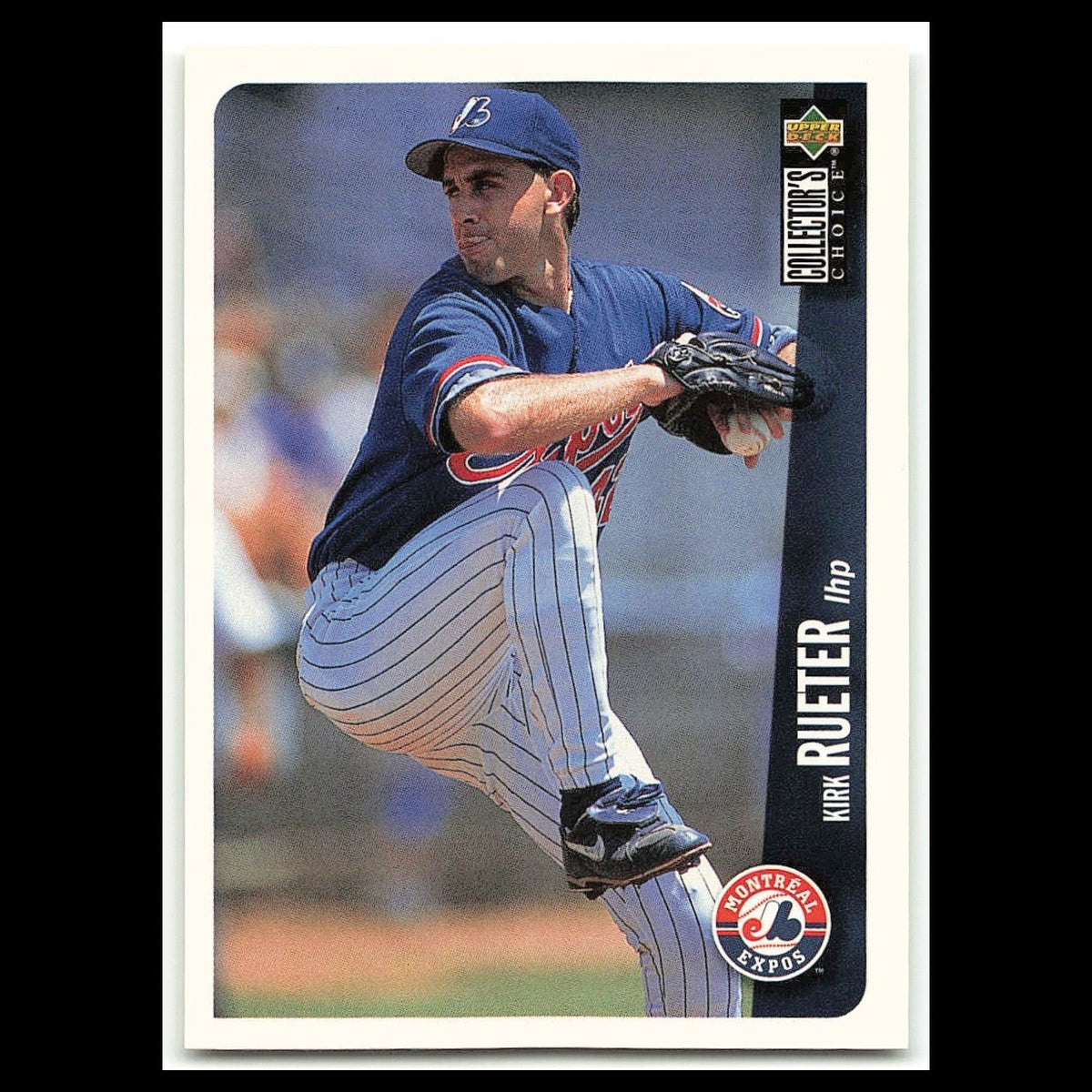Kirk Rueter #611 1996 Collectors Choice Montreal Expos Baseball Card MLB NM