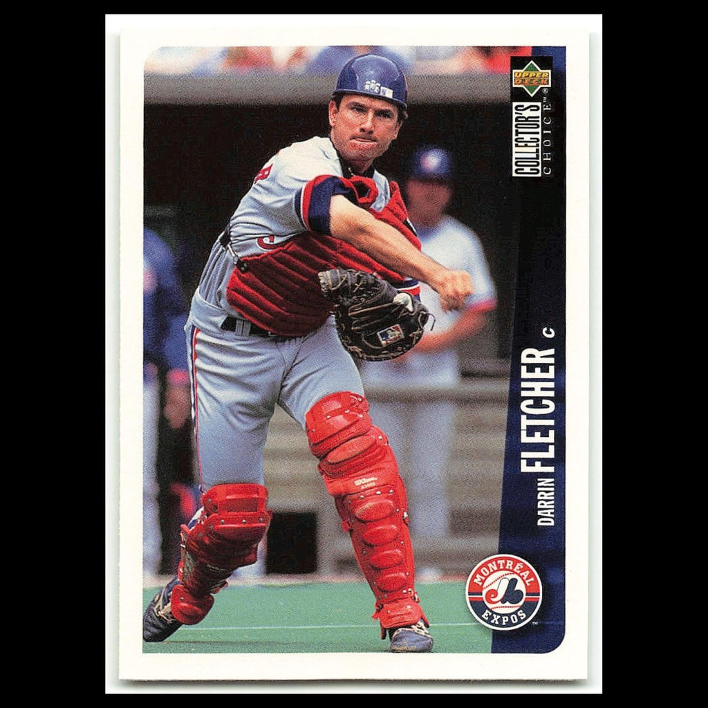 Darrin Fletcher #614 1996 Collectors Choice Montreal Expos Baseball Card MLB NM