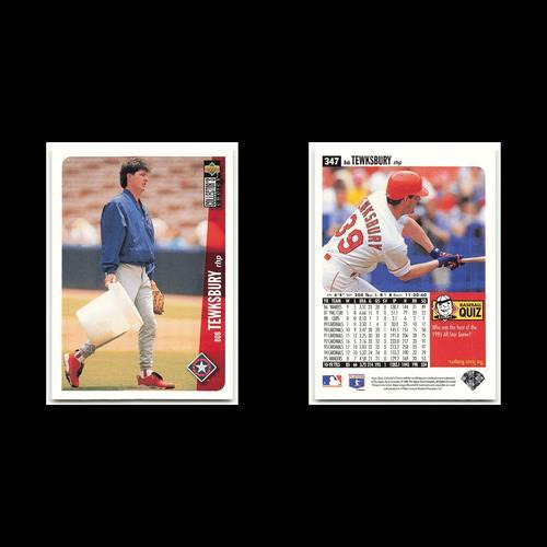 Bob Tewksbury #347 1996 Collectors Choice Texas Rangers Baseball Card MLB NM
