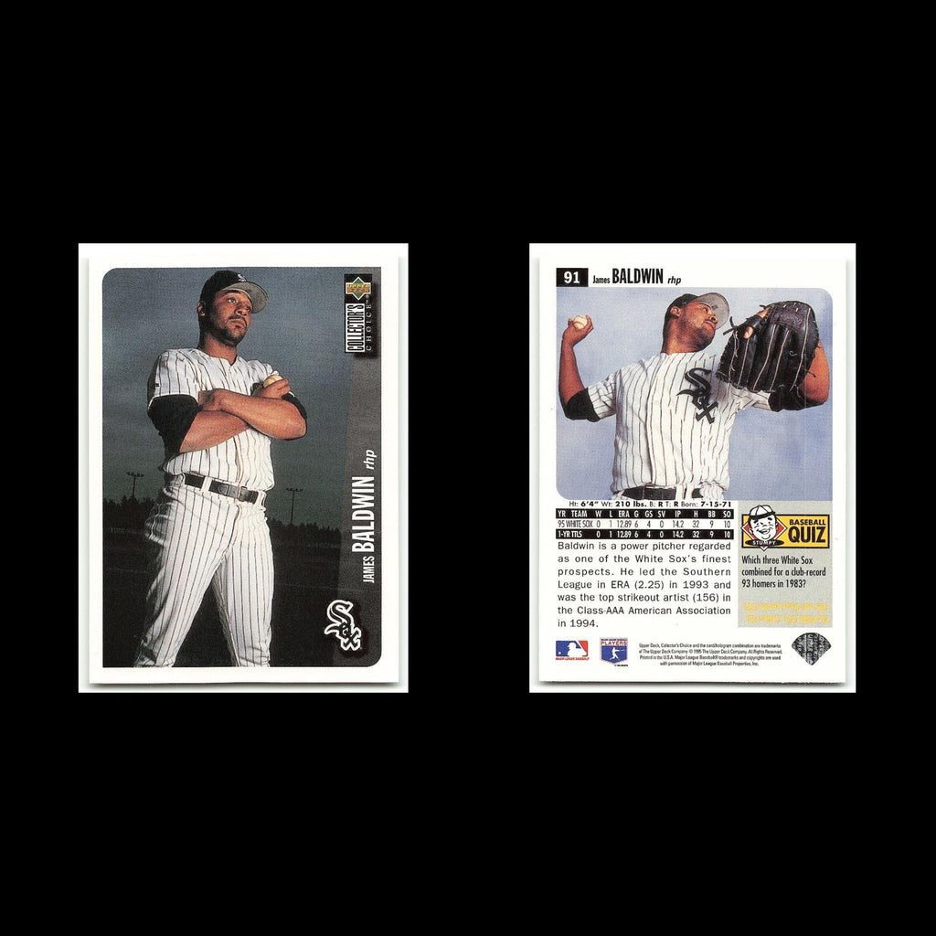 James Baldwin #91 1996 Collectors Choice Chicago White Sox Baseball Card MLB NM