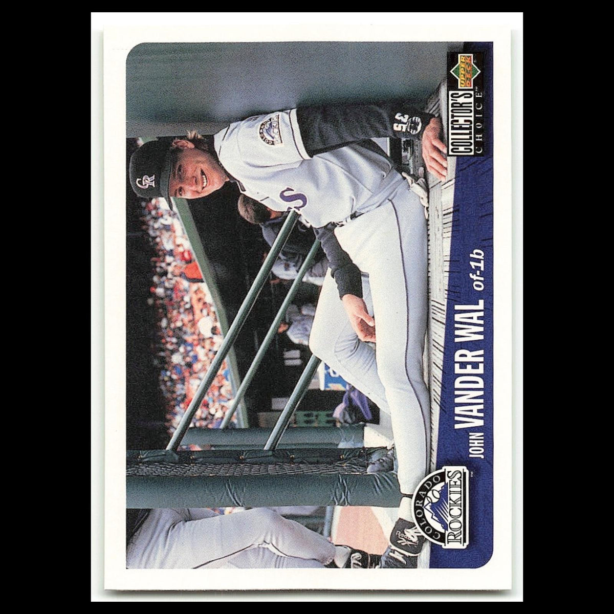 John Vander Wal #133 1996 Collectors Choice Colorado Rockies Baseball Card MLB