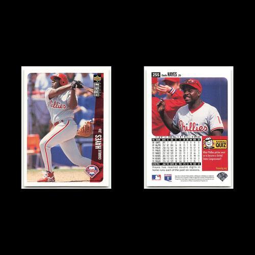 Charlie Hayes #255 1996 Collectors Choice Philadelphia Phillies Baseball Card NM