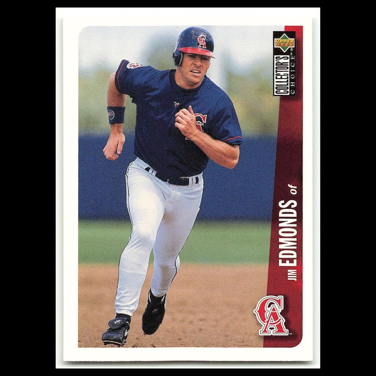 Jim Edmonds #71 1996 Collectors Choice California Angels Baseball Card MLB NM