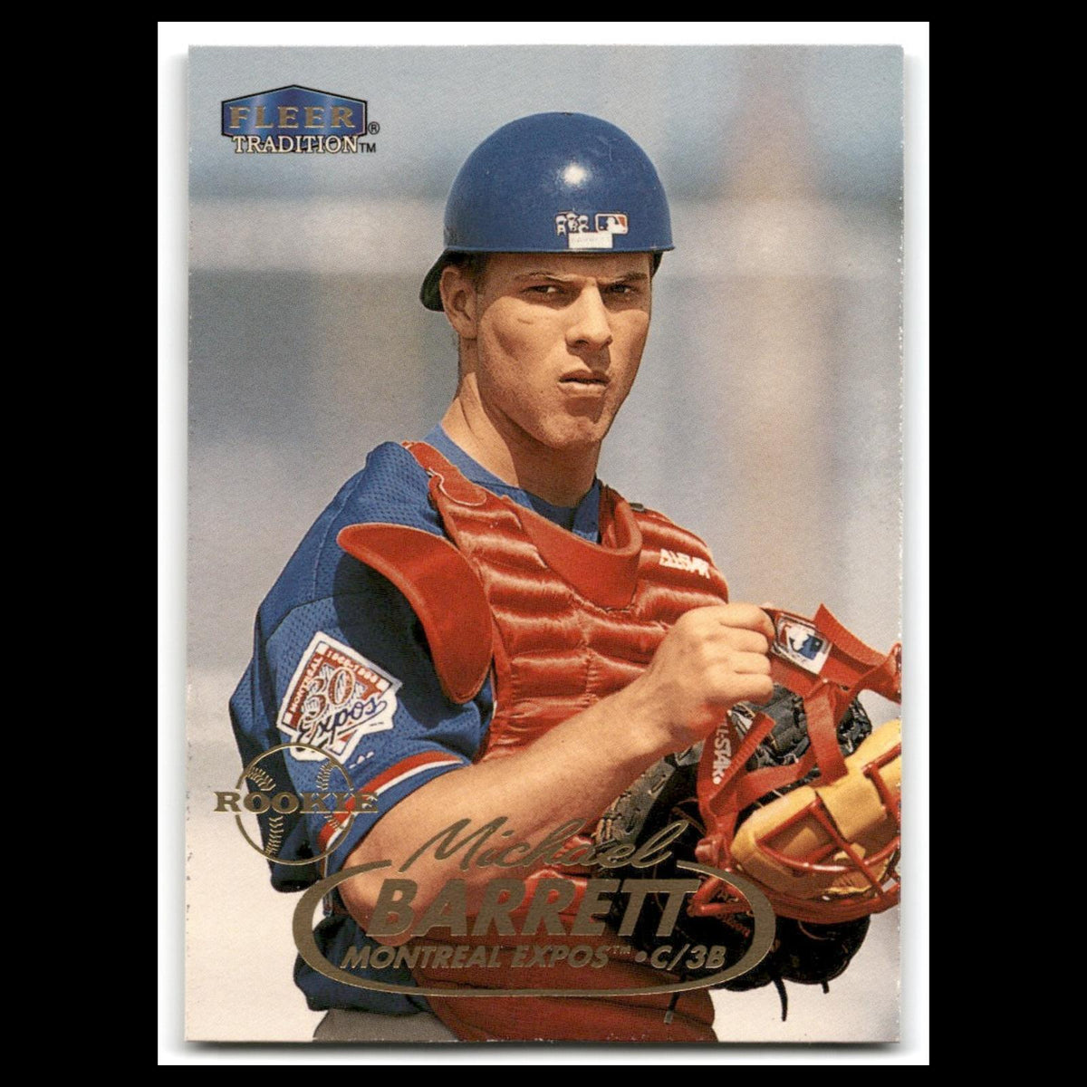 Michael Barrett Rookie #U36 1998 Fleer Tradition Update Montreal Expos Baseball
