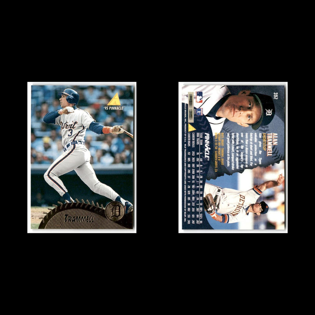 Alan Trammell #392 1995 Pinnacle Detroit Tigers Baseball Card MLB NM