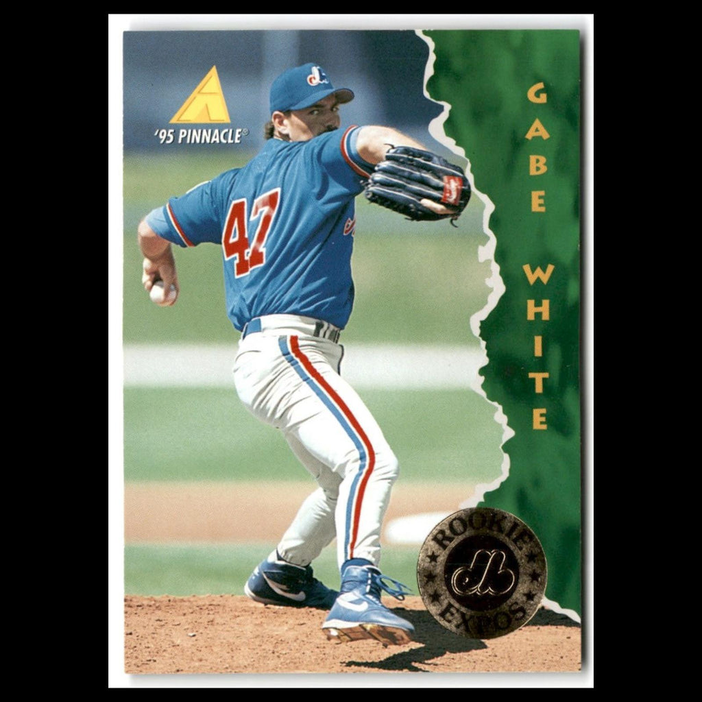 Gabe White Rookie #419 1995 Pinnacle Montreal Expos Baseball Card MLB NM