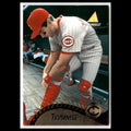 Eddie Taubensee #434 1995 Pinnacle Cincinnati Reds Baseball Card MLB NM