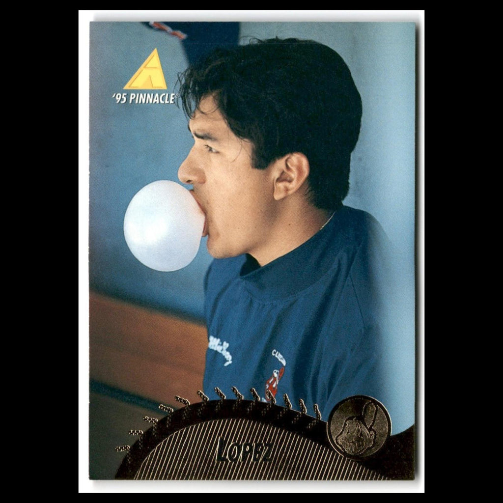 ALbie Lopez #442 1995 Pinnacle Cleveland Indians Baseball Card MLB NM