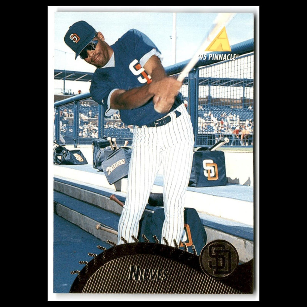 Mel Nieves #376 1995 Pinnacle San Diego Padres Baseball Card MLB NM