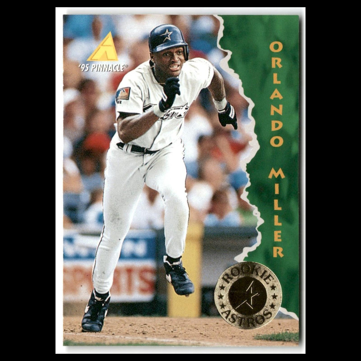 Orlando Miller Rookie #137 1995 Pinnacle Houston Astros Baseball Card MLB NM