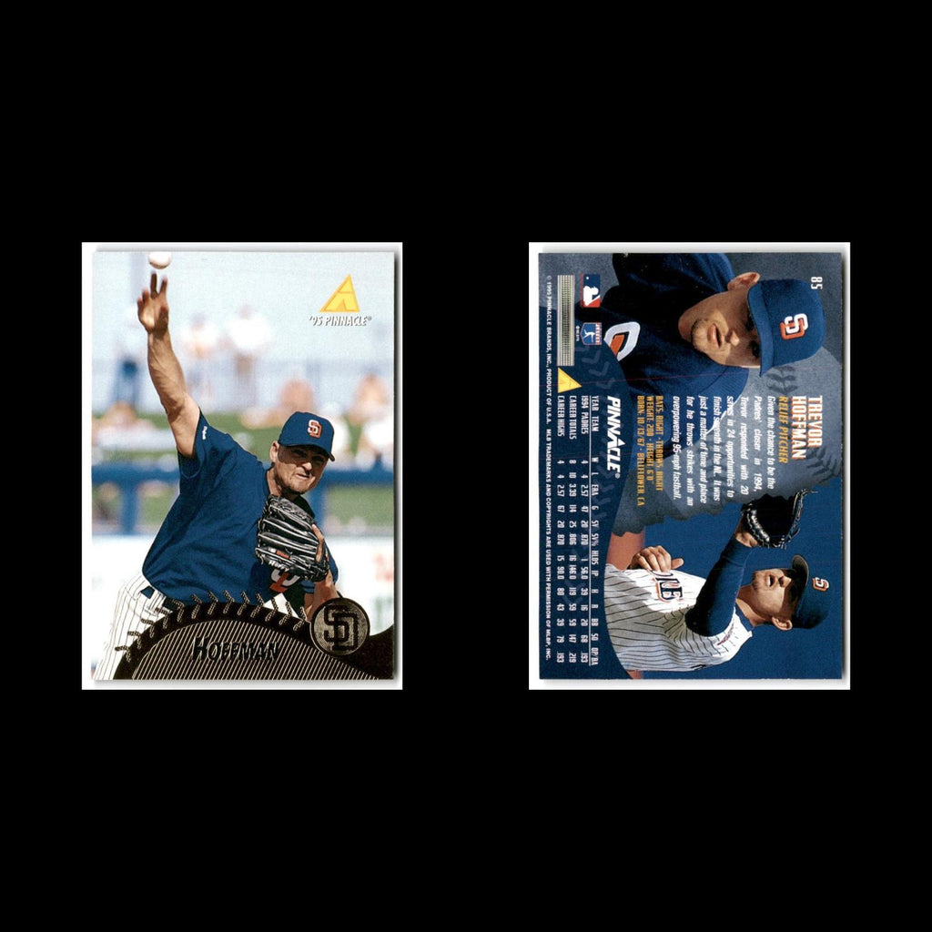 Trevor Hoffman #85 1995 Pinnacle San Diego Padres Baseball Card MLB NM