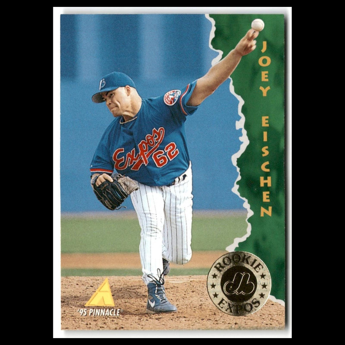 Joey Eischen Rookie #162 1995 Pinnacle Montreal Expos Baseball Card MLB NM