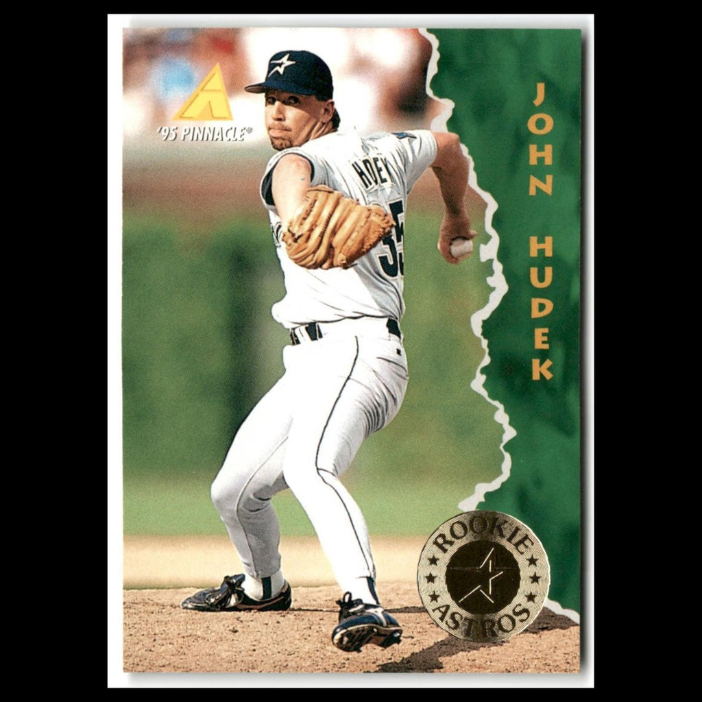 John Hudek Rookie #149 1995 Pinnacle Houston Astros Baseball Card MLB NM