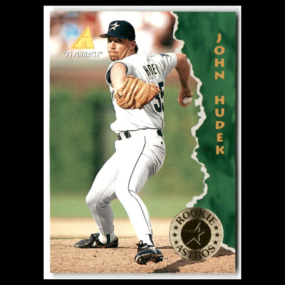 John Hudek Rookie #149 1995 Pinnacle Houston Astros Baseball Card MLB NM