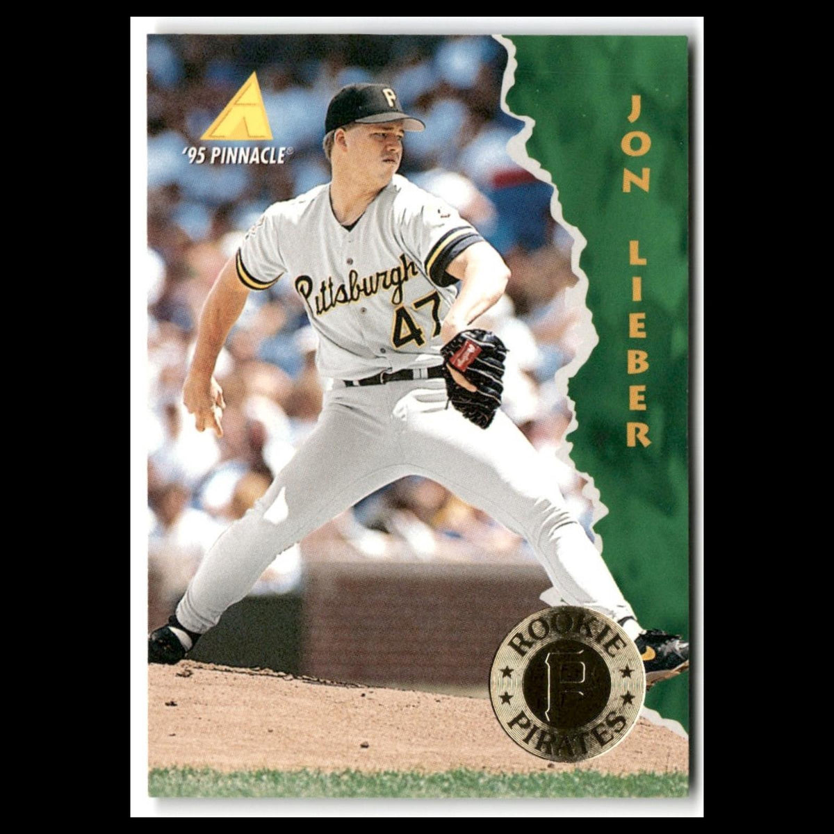 Jon Lieber Rookie #153 1995 Pinnacle Pittsburgh Pirates Baseball Card MLB NM