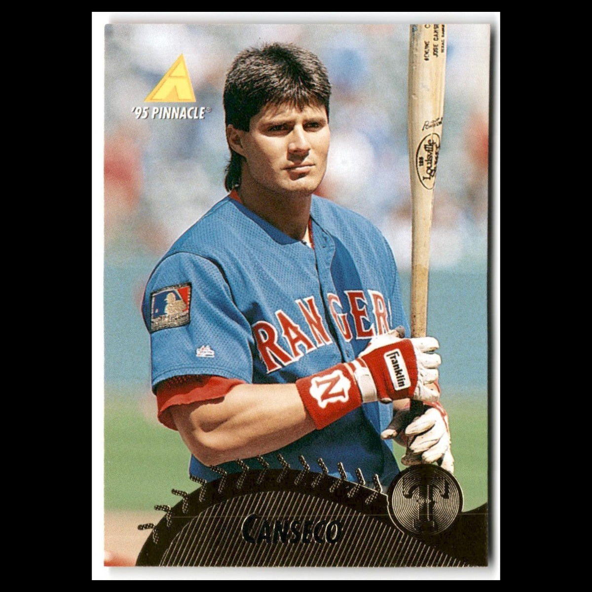 Jose Canseco #49 1995 Pinnacle Texas Rangers Baseball Card MLB NM