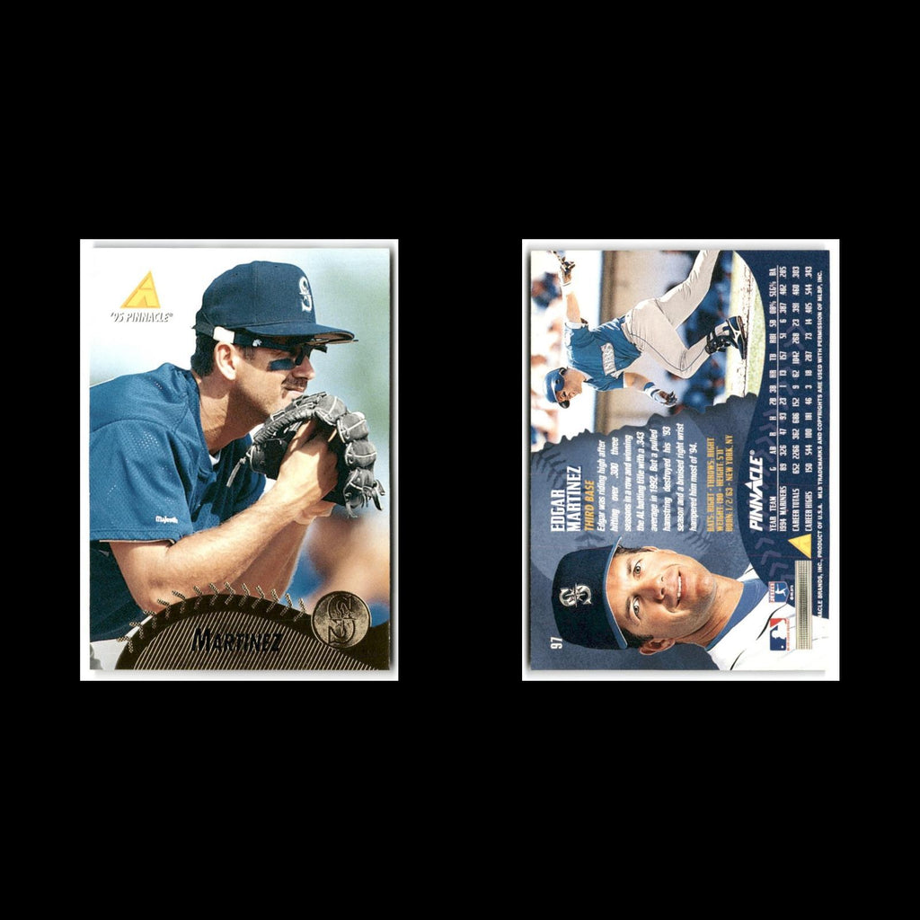 Edgar Martinez #97 1995 Pinnacle Seattle Mariners Baseball Card MLB NM