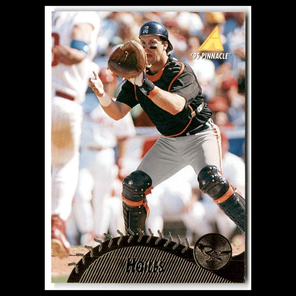 Chris Hoiles #38 1995 Pinnacle Baltimore Orioles Baseball Card MLB NM