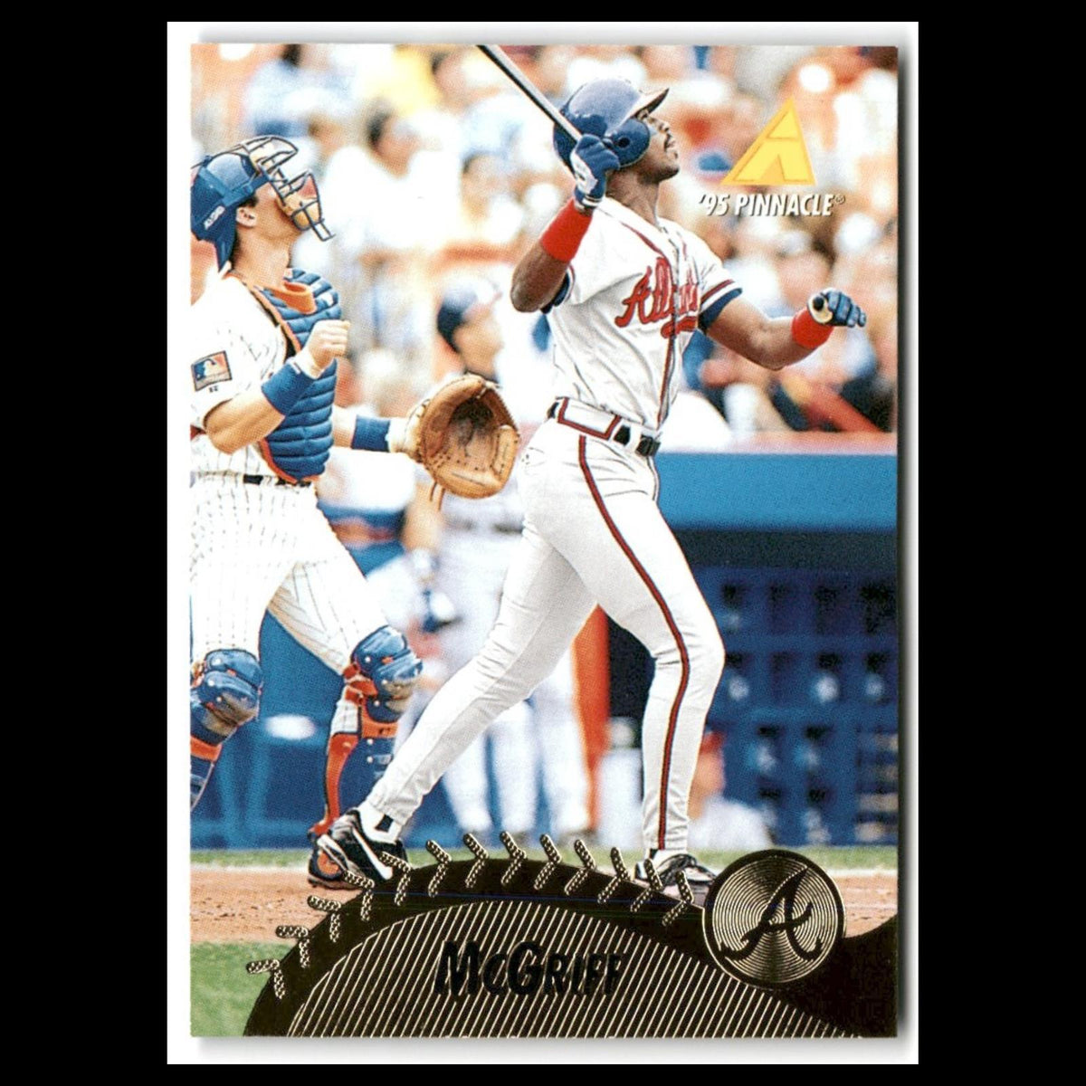 Fred McGriff #12 1995 Pinnacle Atlanta Braves Baseball Card MLB NM