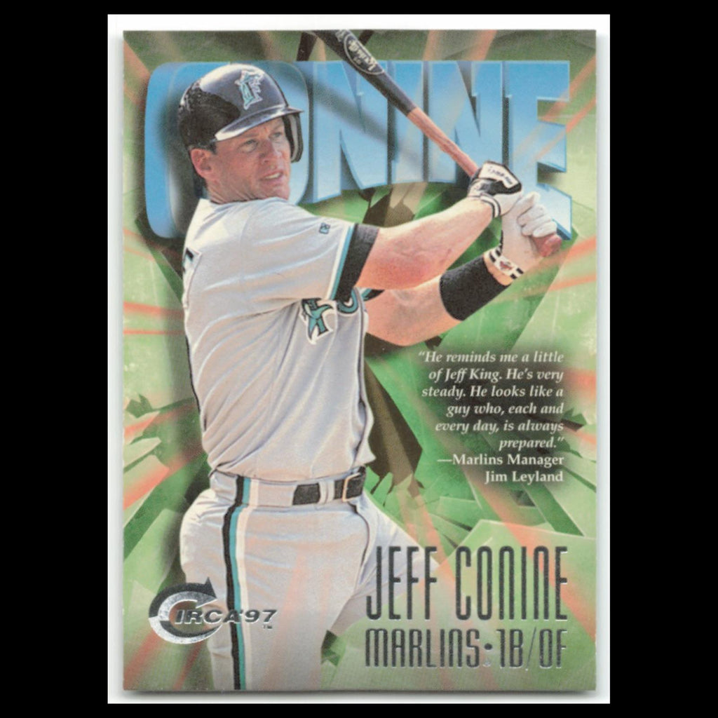 Jeff Conine #110 1997 Circa Florida Marlins Baseball Card MLB NM