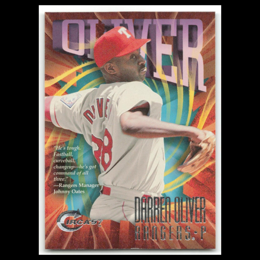 Darren Oliver #302 1997 Circa Texas Rangers Baseball Card MLB NM