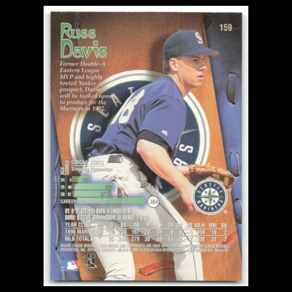 Russ Davis #159 1997 Circa Seattle Mariners Baseball Card MLB NM